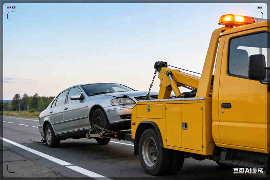 双桥区拖车救援电话【案例】